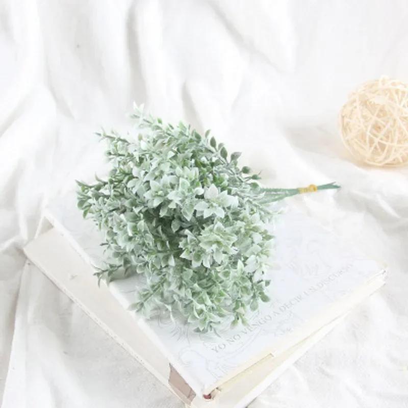 

1 шт искусственные растения поддельные цветы свадебное украшение дома венок подарочная коробка белый