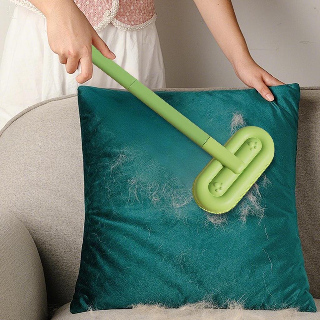 Pet Hair Removal Tool long Handle Manual Dog Cat Hair Remover Lint Remover Brush for Rug Bedding Garment Couch Furniture