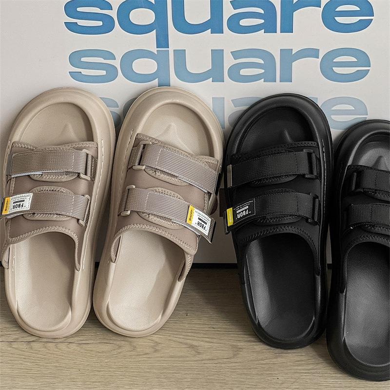 3811 men's slippers outdoor beach leisure one-word drag new summer sports sandals beach shoes outer wear