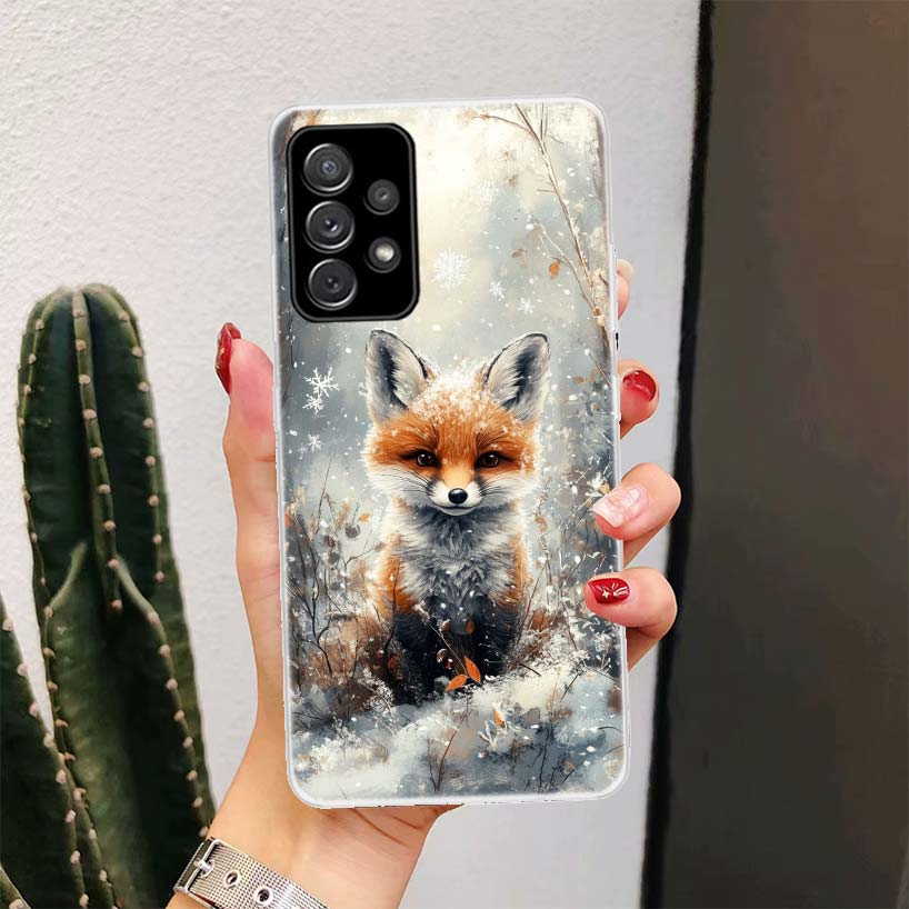 Animal Fox For Samsung Galaxy A16 A15 A14 A13 A56 A55 A54 A53 Phone Case A36 A35 A34 A33 A26 A25 A24 A23 A05S A04S A03S A15 A14