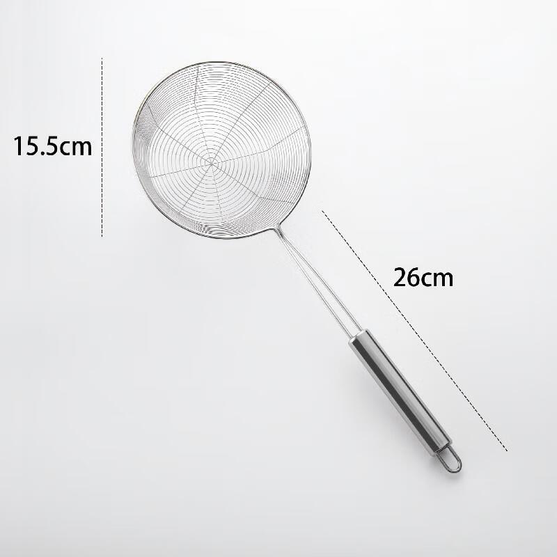 Wutuo Edelstahl-Schaumlöffel mit flachem Boden
