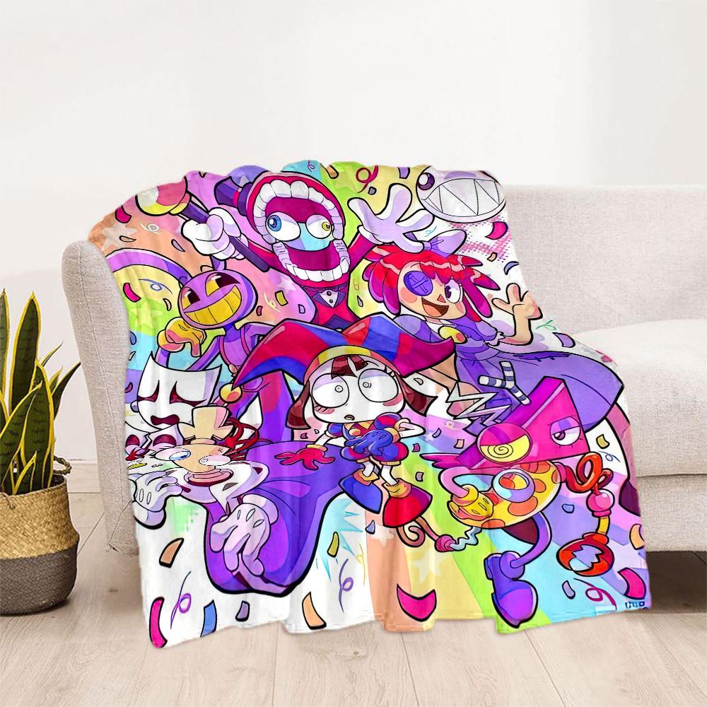 Digital Circus Blanket Ultrasoft Great For Bed Seaside Couch For All Seasons Warmthful Decor Ideal Gift For Birthday Valentine'S Day
