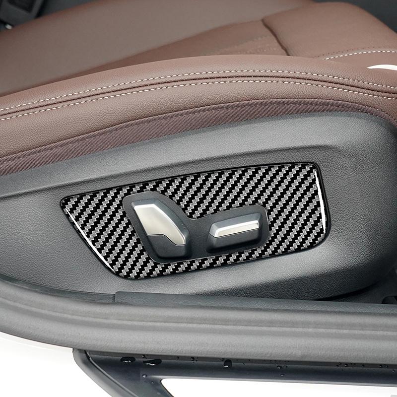 Decoratie Koolstofvezel Stuurwiel Frame Voor BMW 5 Serie G30 2018- RHD Auto Styling Raamglas Hefknoppen