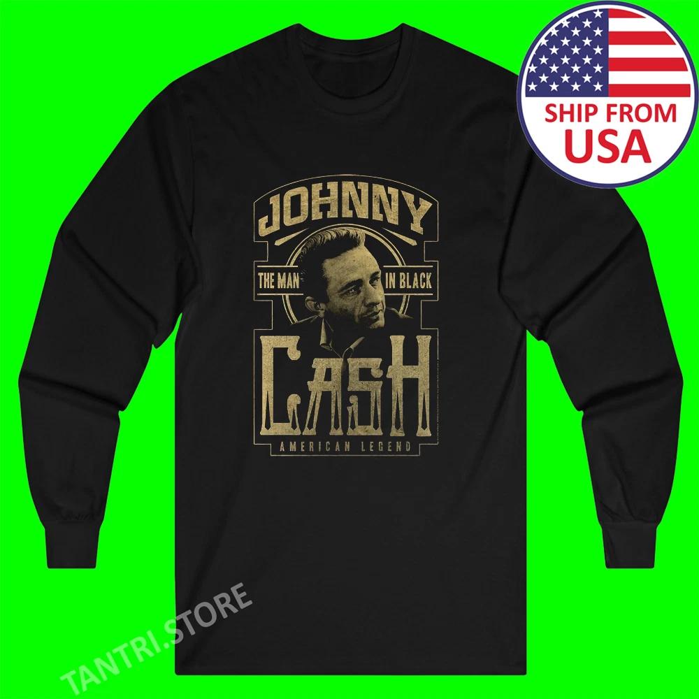 Johnny Cash The Man In Black Men s Black Size S to 2XL XL