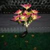 Orchid Design Solar Orchid Ground Light LED Light Holiday Garden Lamp  Wedding Party
