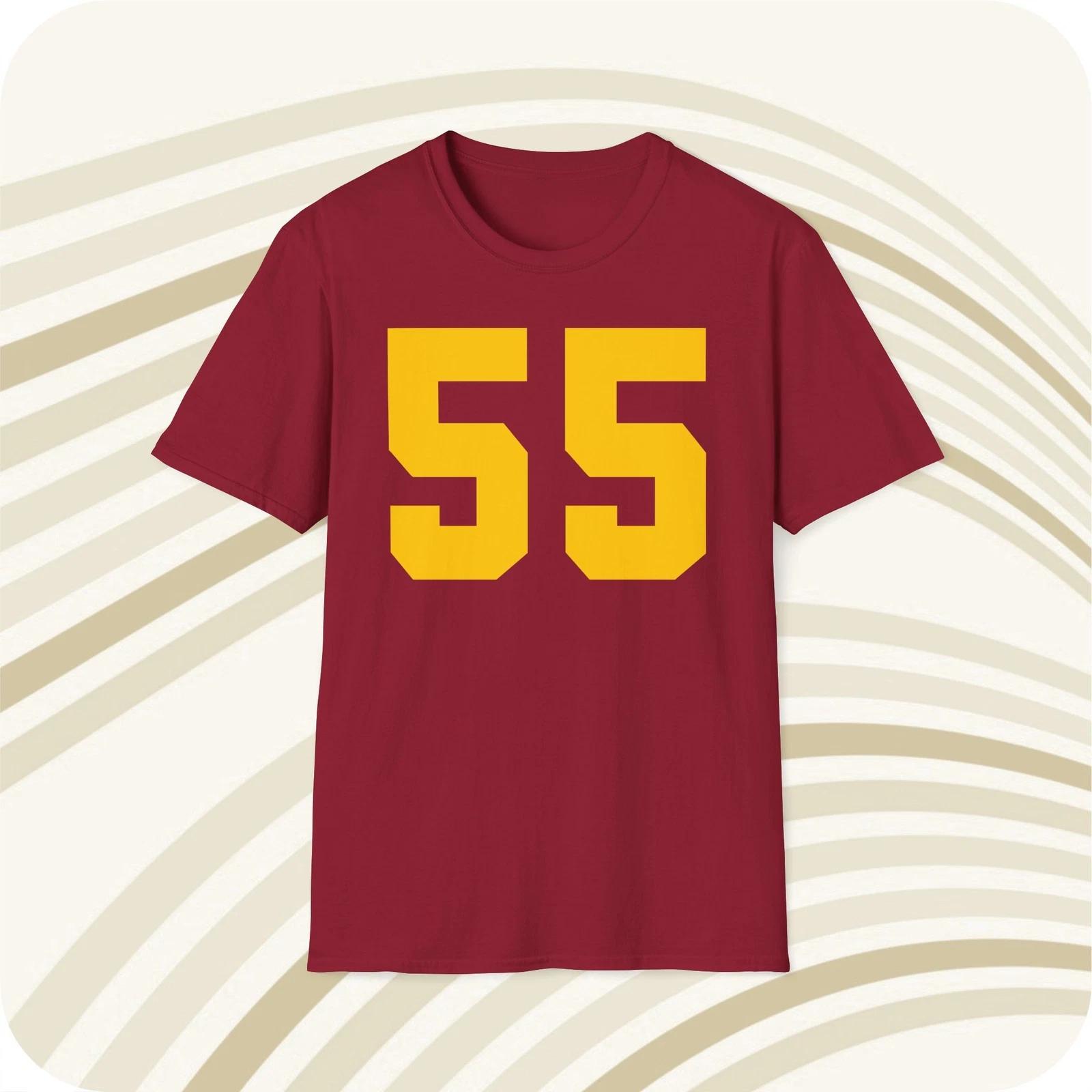 Junior Seau USC Trojans #55 NCAA Jersey T shirt - Front & Back Print XL