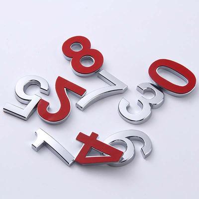 Vogue 1PC 5CM Modern High Quality Number Door Address Number Plate Digits Sticker Hotel 0-9 Sign Popular House