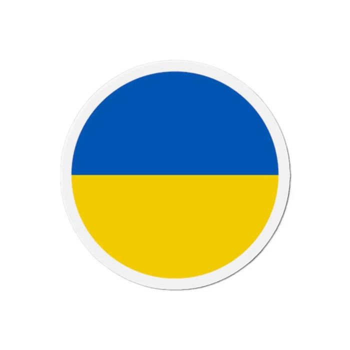 Aimant Rond - Ukraine - 7 Cm - 50 Pièces - Multicolore - Mixte