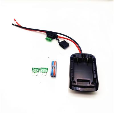 Universals Power Tool Battery Adapter With 30A Fuses And 12AWG Cable for 14.4V/18V/20V Multiple Devices