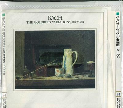 CD GLENN GOULD - Bach Goldberg Variations FDCA574 CBS/SONY Japan Classical Used