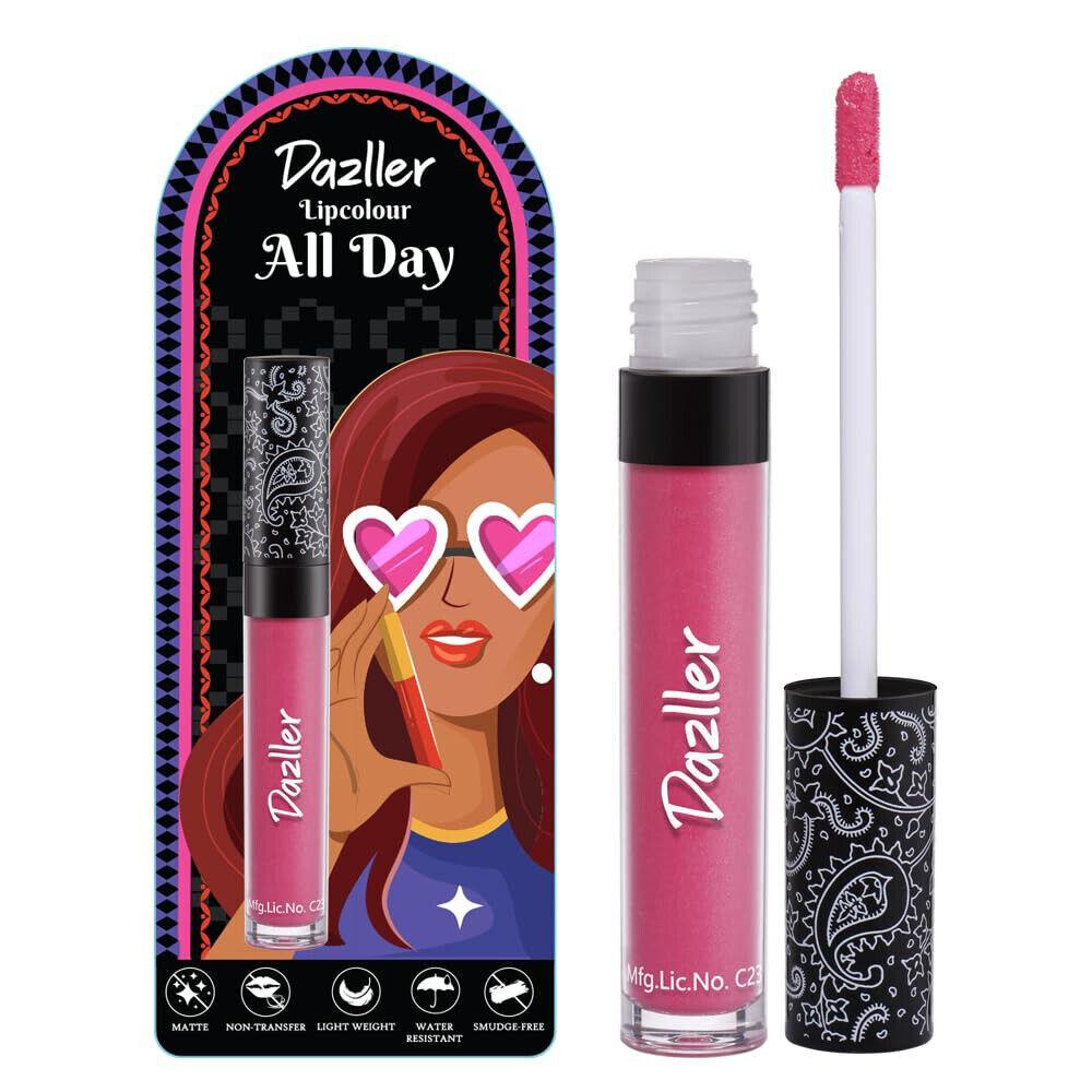 

@ Eyetex Dazller Liquid Matte Lipstick With DLC019 Bubble Gum Women 6g M208 Zr-1680-60%Off