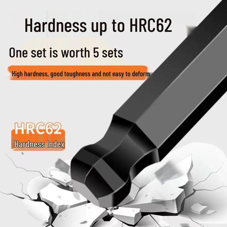 Německá sada Torxových a šestihranných klíčů a šroubováků z legované oceli S2