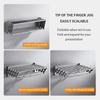 304 Stainless Steel Retractable Double/Single Bar Bathroom Towel Rack with Folding Storage