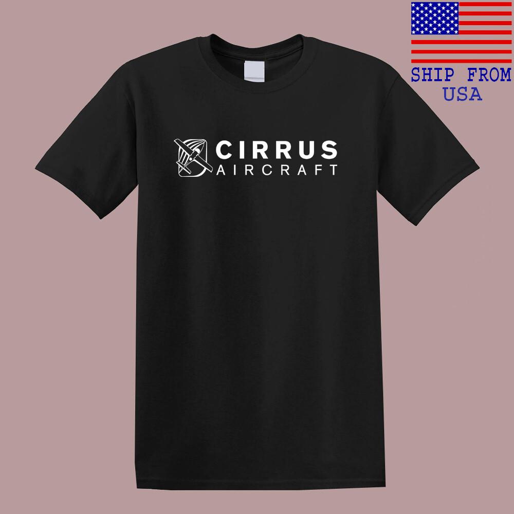 Cirrus Aircraft Men#039;s Black Size S5XL Unisex T-Shirt S