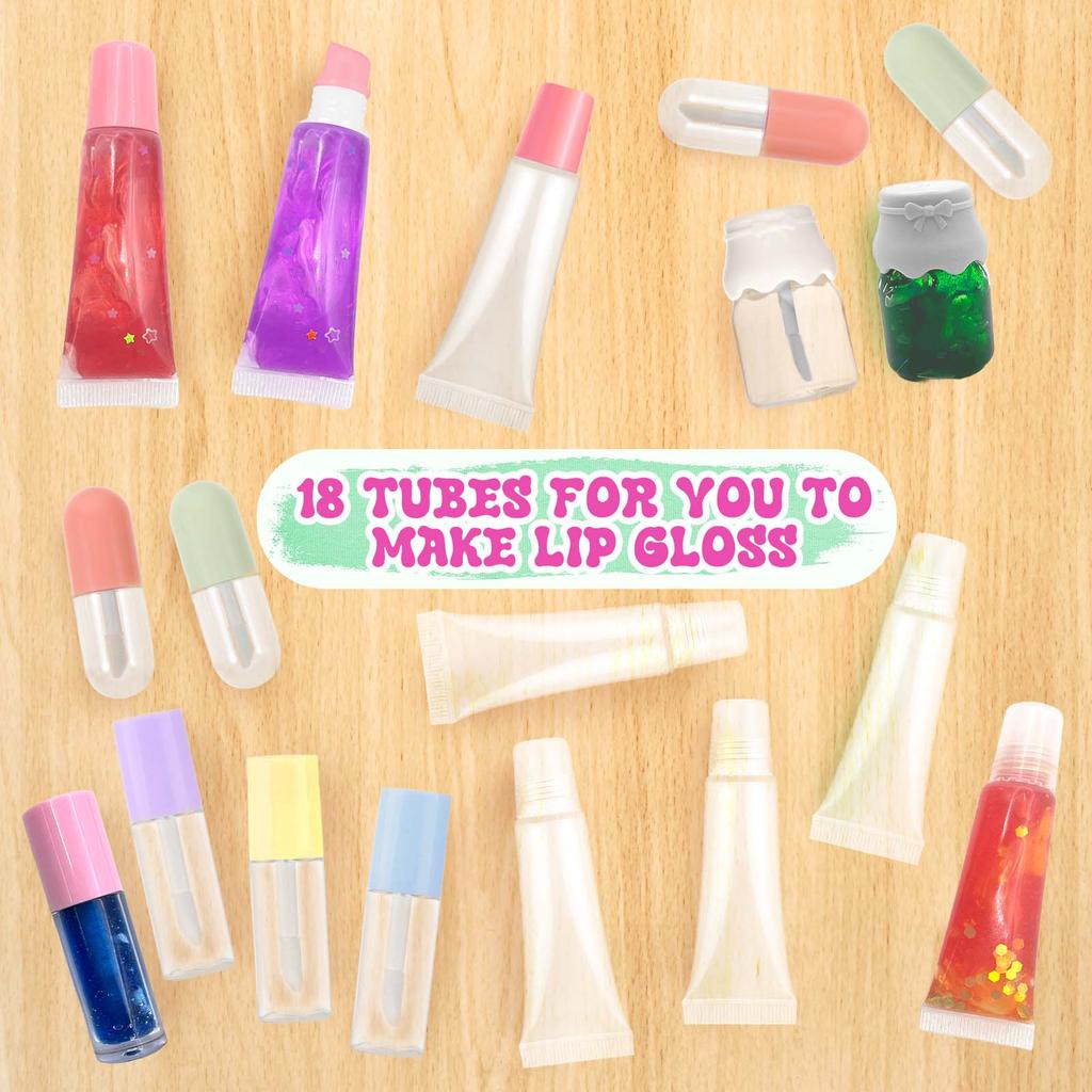 Lip Gloss Making Kit, 70PCS Diy Lip Gloss Kit, Beginner Lip Gloss Set, Make Your Own Lip Gloss Kit, Glitter Lip Gloss, Lip Gloss