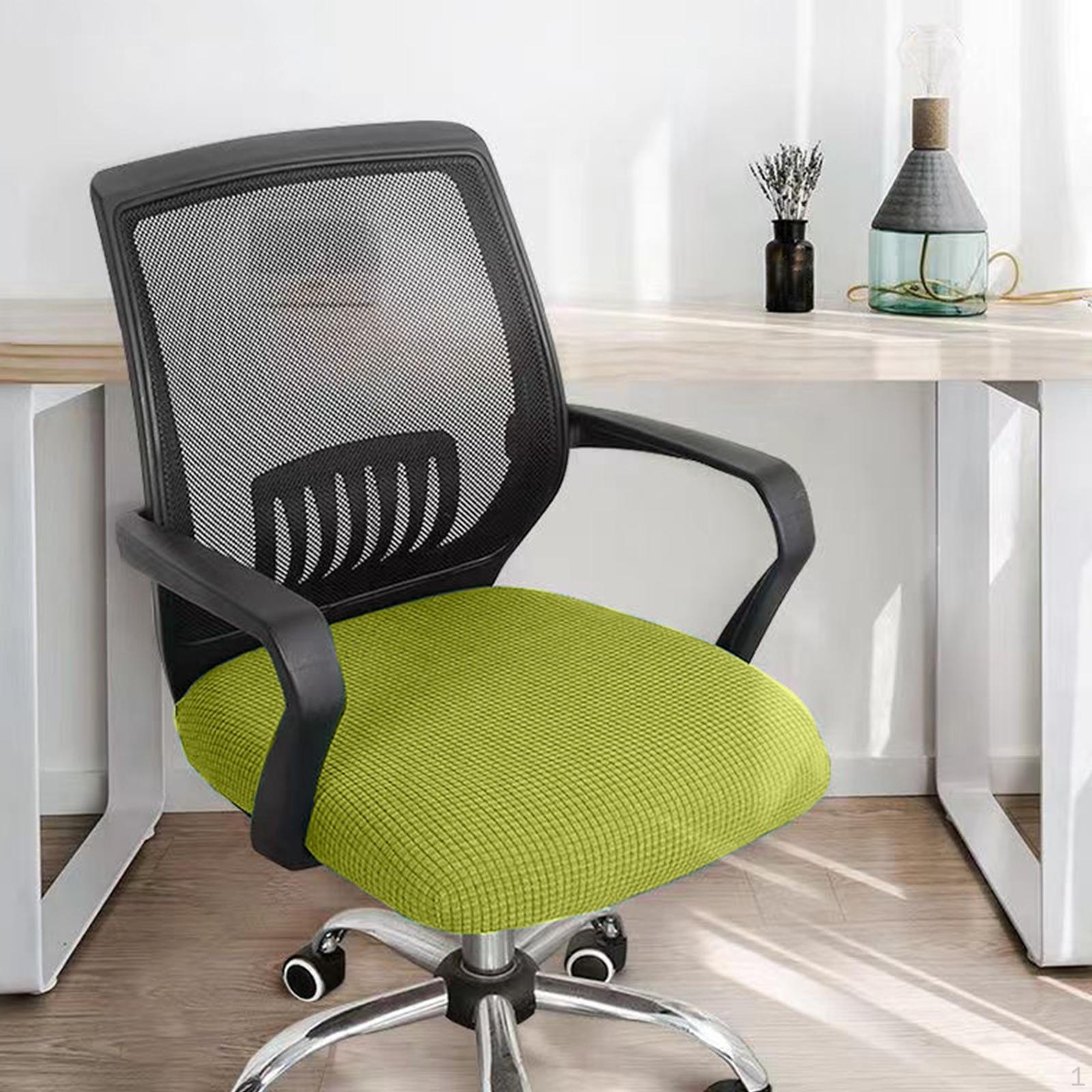 Чехол для компьютерного офисного кресла подлокотники чехол вращающееся эластичное сиденье светло-зеленый 826₽