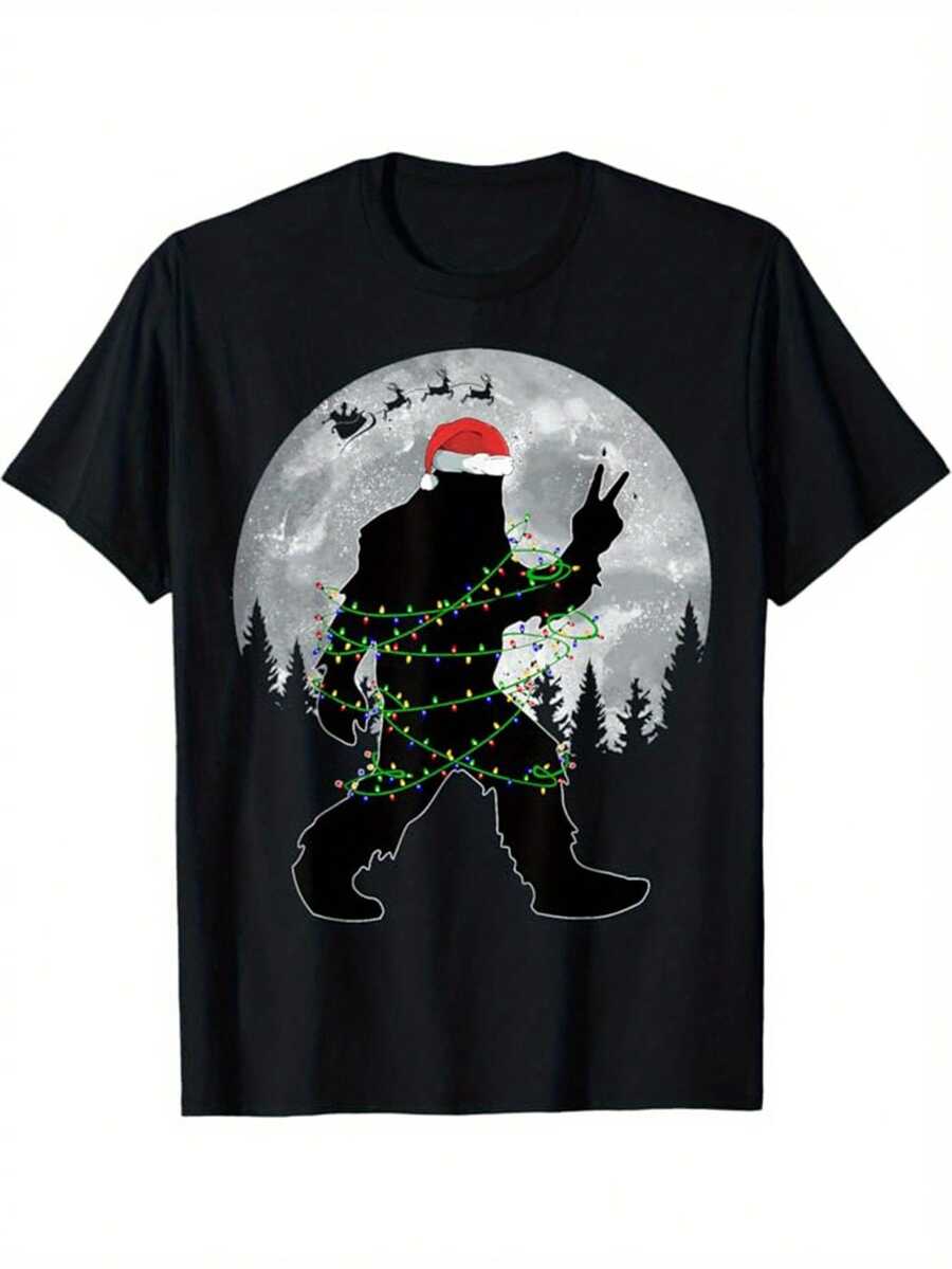 

Christmas Sasquatch Unisex T-Shirt XXL