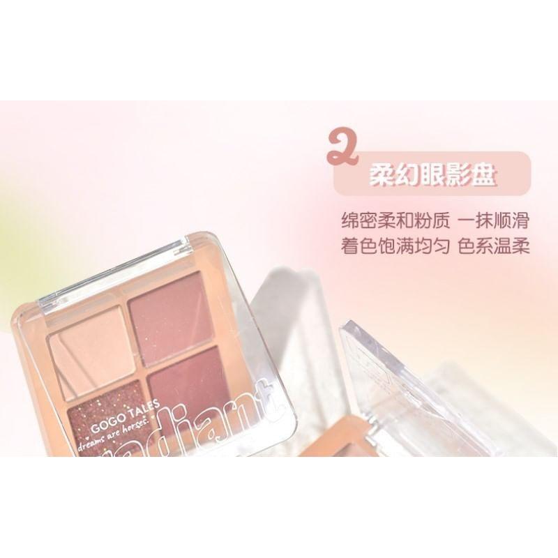 GOGO TALES - Lip Gloss Eyeshadow Palette Set - 3 Type