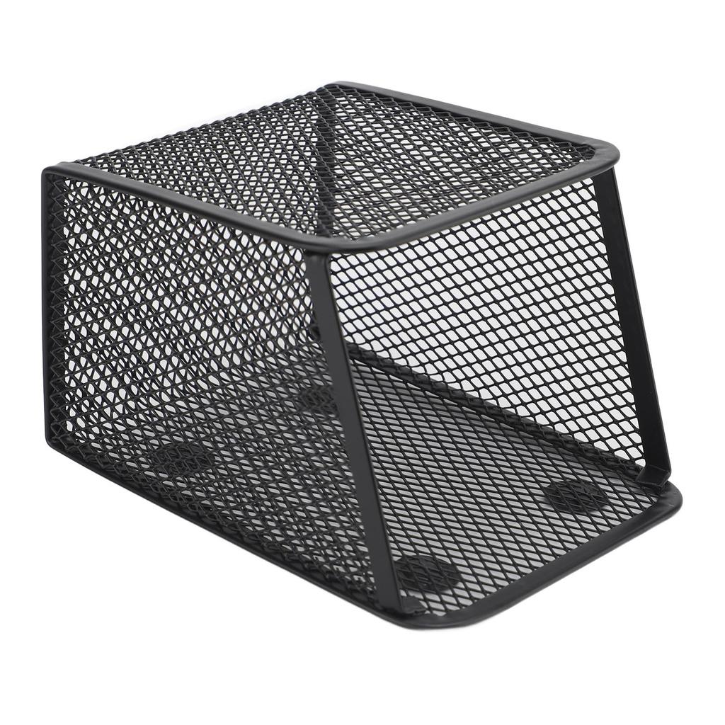Magnetischer Stifthalter Multifunktionaler Metallgitter Schreibwaren Organizer Aufbewahrungskorb für Kühlschrank Whiteboard