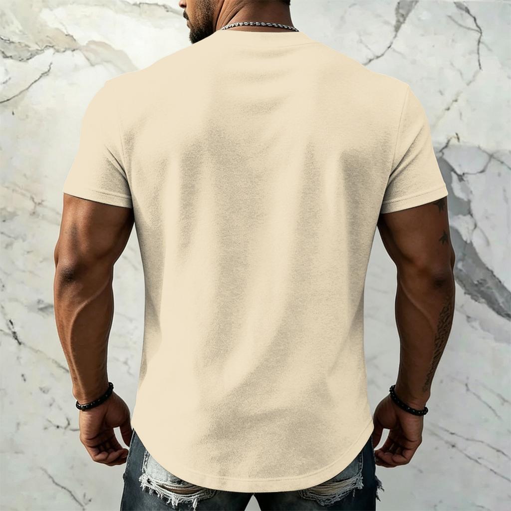 Men's Vintage Short Sleeve T Shirt Loose Fit Breathable Summer Sports Streetwear Casual Everyday Basic Top
