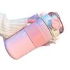 Insulated Straw Water Bottle Spillproof Stylish Girls Boys Portable Thermal Water Bottle Cup for