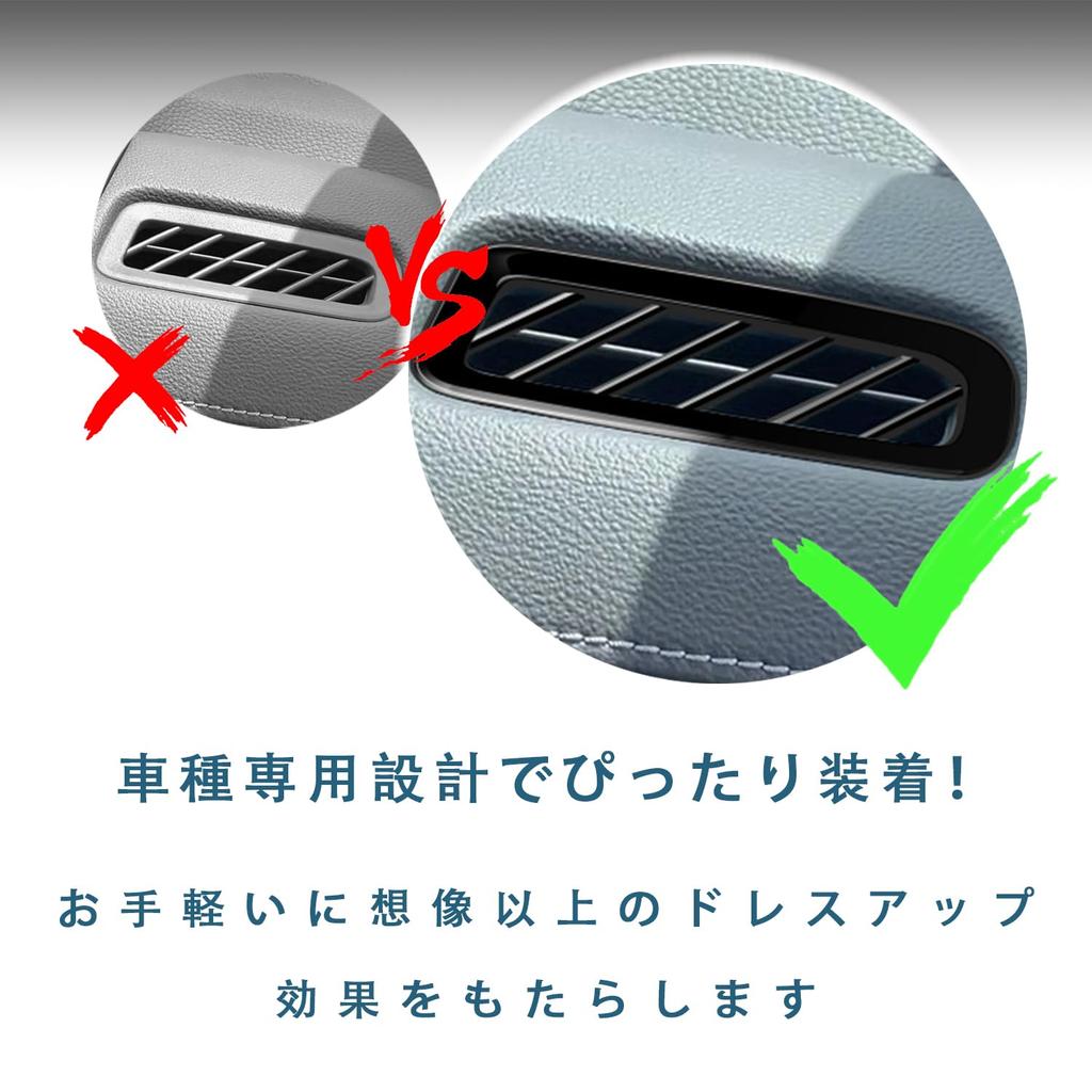 OKAYOHINN New Stepwgn RP Series RP6 RP7 RP8 Dedicated Air Vent Cover Air Duct Defogger Bezel Cover Interior Panel Interior Parts Custom Dress Up ABS