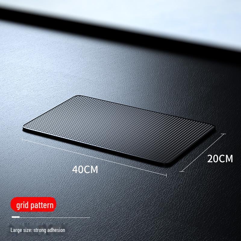 Bil Anti-Slip Matta: Telefonhållare, Prydnader, Förvaring, Solskydd och Värmebeständighet.