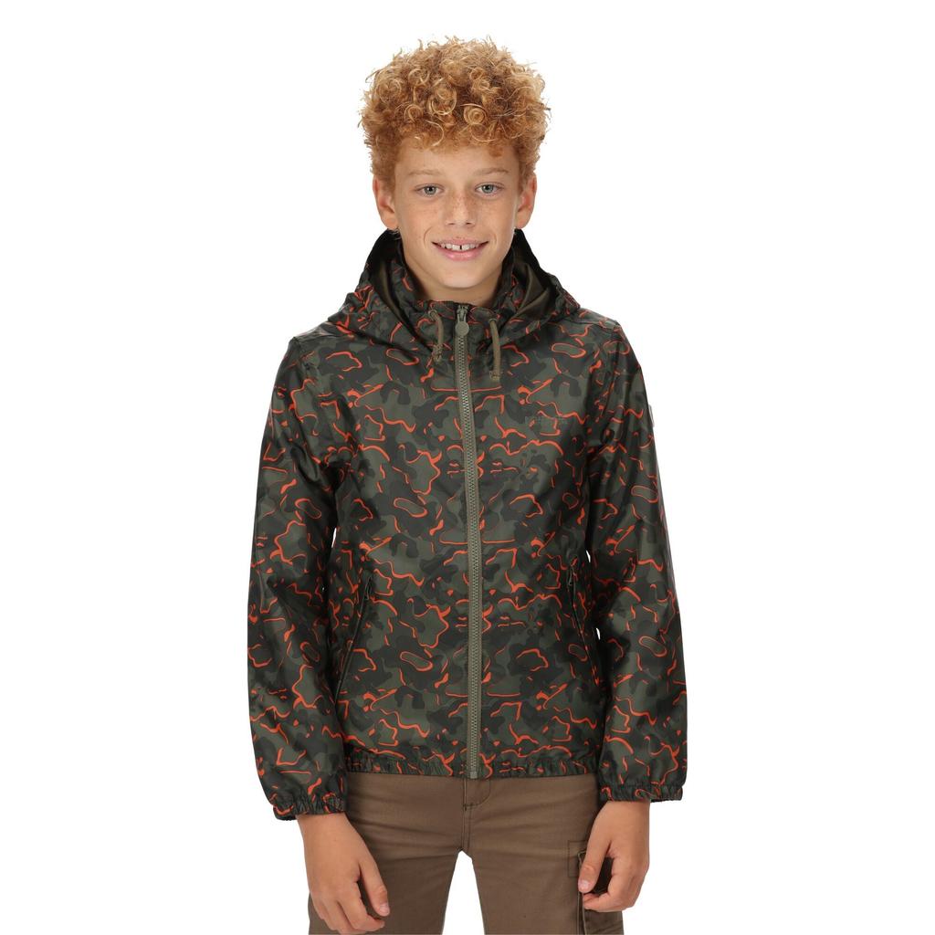 Regatta Childrens/Kids Catkin Camo Waterproof Jacket
