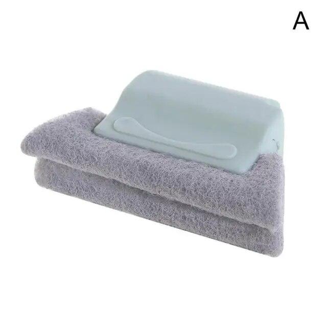 

Креативная ткань для чистки оконных канавок, щетка для чистки окон, щетка для чистки слотов для окон, инструмент для очистки слотов для окон зелёный