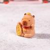 Multicolor Miniature Capybara Statue Chinese New Year Car Ornament Cartoon Capybara Figurines  Gift
