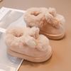 Children's Snow Boots 2025 New Little Girl Foreign Air Hairball Cute One-pedal Cotton Shoes Velvet Warm Short Boots