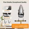 Ironing Board Hanger Wall Mount Ironing Board Holder Wall Mount for Laundry Rooms Storage Organizer, Black