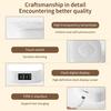 Rechargeable LED Night Light 3 Colors Dimmable Sleeping Bedside Lamp With Clock Time Display Remote Control Bedroom Table Lamp