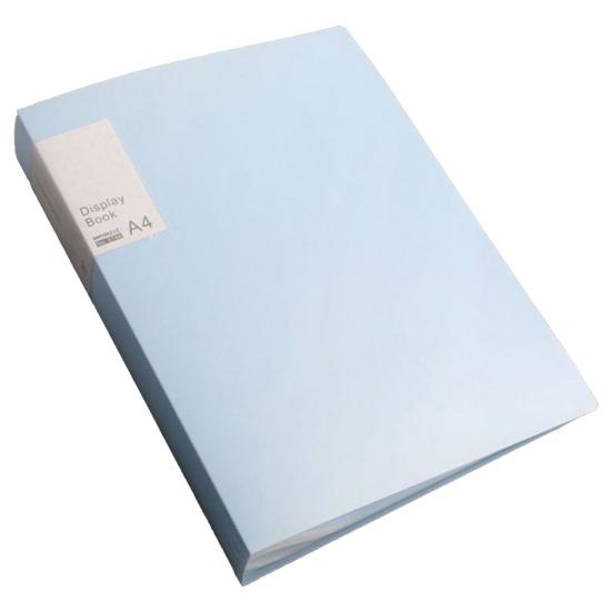 File Folder Double-sided High-Transparency Large Capacity Inner Pockets Multifunctional Sheet Protector with Plastic Sleeves A4 Paper Binder Portfolio