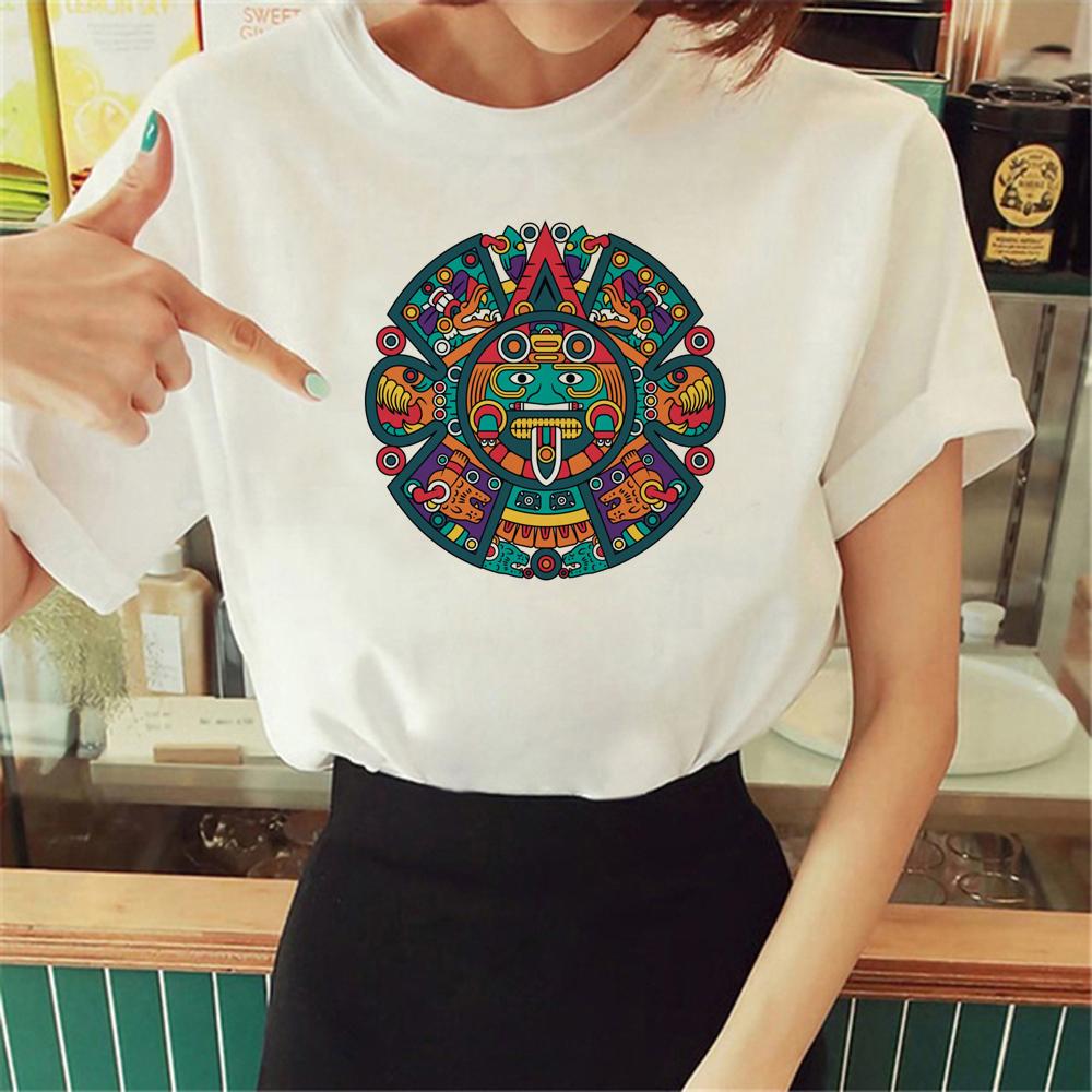 Colombia Tee Women Streetwear T-shirts Girl Anime Graphic Harajuku Clothing