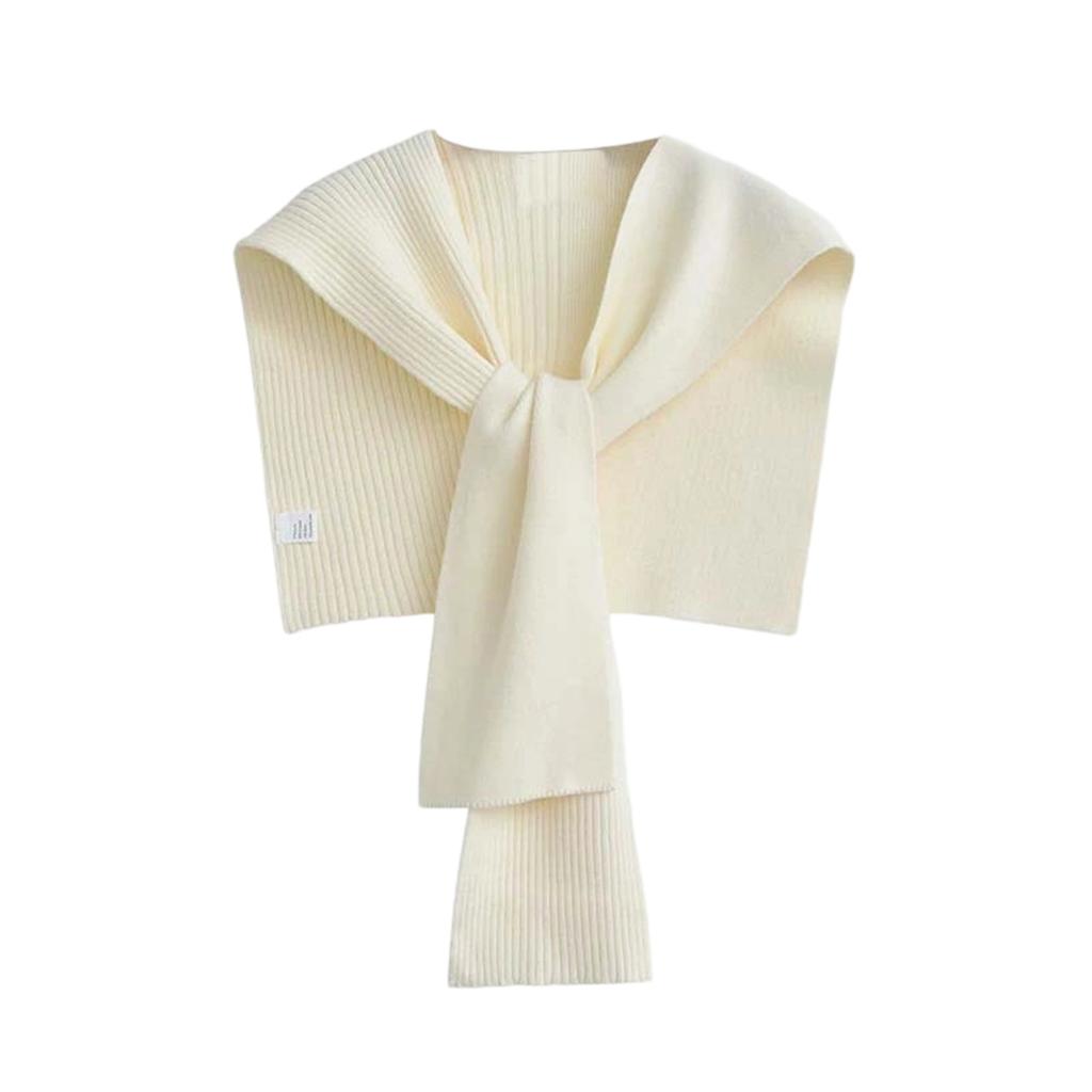 Ladies' Fashionable Thick Knitted Cape Versatile Outer Shawl