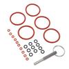 25PCS Kaffeemaschine Dichtungssatz Silikon O Loop Ersatz mit Reparaturwerkzeug für Kaffee Mac