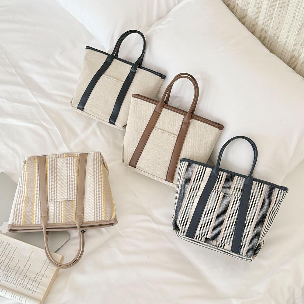 MATTIERE MT_22344 Casual Canvas Tote Crossbody Bag