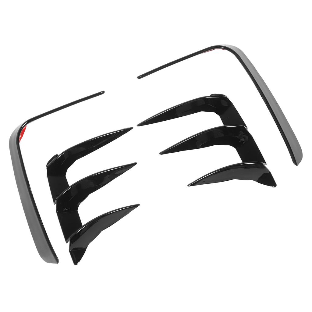 4Pcs Rear Bumper Side Splitter Glossy Black Stylish Rugged Rear Bumper Wind Knife For X3 G01 LCI M Sport