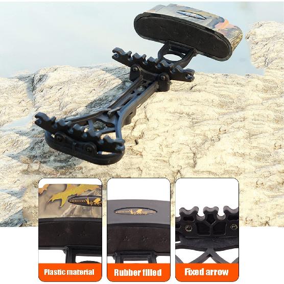 6-Arrow Bow Quiver - Quick Release - Universal Arrow Holder for Compound Bow 5
