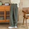 COHOKS Oversized Cordhose mit weitem Bein, lange Größen L, Damen Hose, Hose, Hose, S, M,