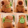 Detachable Turtles Backpack Capybaras Plush Toy Super Soft PP Cotton Hugging Doll  Birthday Christmas Gift
