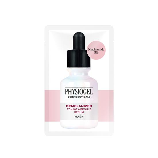 Physiogel Scientifics Demelanizer Toning Ampoule Serum Mask 3+1 Sheets