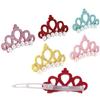 Glittering Crown Hair Clip for Small Pet Photography Daily Hair Styling Tool for Breeds Cats Everyday Wear Party Props