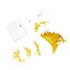 1Set Fire Effect Action Figure Stand Clear Plastic Holder Stable Portable Desktop Rack Flexible Support Frame for Display