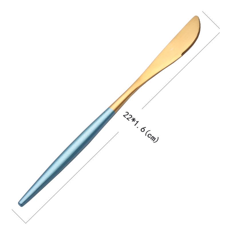 Family Dinner Set Wedding Stainless Steel Dinner Knife Fork Spoon Silverware Set