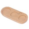 Coffee Tamper Holder Multifunction 4 Slots Wood Coffee Filter Tamper Stand for Coffee Making S: