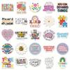 50pcs Motivational Phrases For Mental Health Stickers, Vinyl Sticker For Laptop Water Bottle Guitar Bike Car Motorcycle Bumper Luggage Skateboard