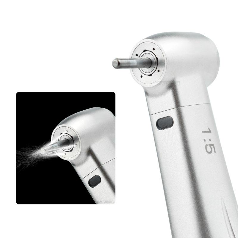 Stomatologic 1:5 Fibră optică Creșterea contraunghiului Pulverizare internă cu apă de mare viteză cu piesă de mână LED