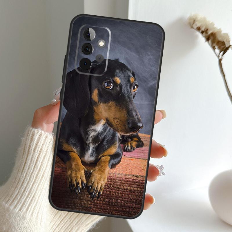 Dachshund Dog Case For Samsung Galaxy A54 A53 A34 A33 A13 A23 A31 A51 A71 A12 A22 A32 A52 A50 A52S Cover
